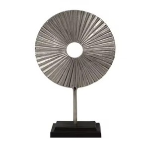 Outdoor Metal Sculpture Modern Art Figurine <b>Decorative</b> Showpiece Garden Balcony <b>Table</b> <b>Decor</b> - Product Image 4