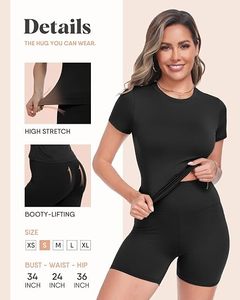 Conjunto de Top y Pantalones Cortos de Maternidad para Mujer, Transpirable, Cintura Elástica, Color Sólido, Venta al Por Mayor, Servicio OEM Disponible - Product Image 3