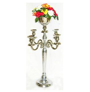 Candelabro de Metal con Forma Personalizada, Candelabro para Decoración Interior del Hogar, con Cristales, 5 Brazos - Product Image 3