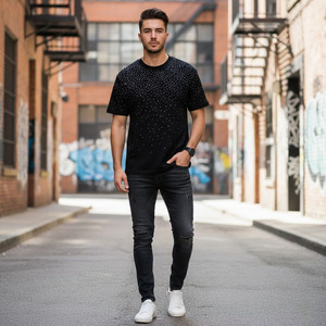 Camiseta gráfica divertida para hombre – Camiseta informal de algodón para verano, camiseta Stone Work - Product Image 3