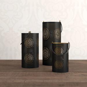 Unique Cylindrical Cutwork <b>Lanterns</b> <b>Set</b> of 3 Ideal for Holiday Decorations Festival Tables and Celebration Settings From India - Product Image 2