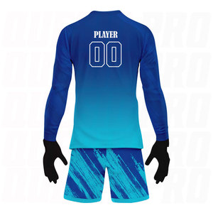 Uniforme de gardien de but de football professionnel pour adultes de haute qualité à bas prix, manches longues, entièrement imprimé par sublimation, logo personnalisé, 100 % - Product Image 2