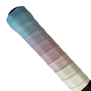 Poignées en PU de haute qualité de la marque TOPPRO, modèle W38WHITE-PINK-BLUE, 2,5 cm x 112 cm, pour raquette de beach tennis - Product Image 1