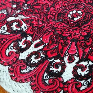 Handcrafted Natural Jute <b>Small</b> Placemat | Eco-Friendly Round Table <b>Mat</b> for Dining & Kitchen Made In Bangladesh - Product Image 5