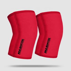 Vente en gros 7mm Néoprène Heavy Duty Genouillères Respirant Compression Power Lifting Squat Support pour l'haltérophilie et l'exercice - Product Image 3