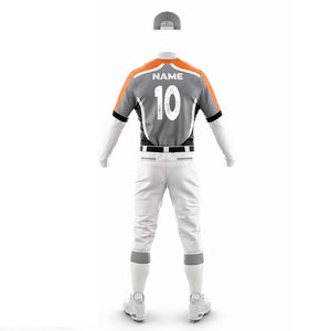 Tenues de sport pour baseball et softball, kits uniformes à séchage rapide, antibactériens, faible MOQ, design personnalisé, uniformes de softball, kits de baseball - Product Image 3