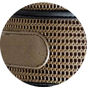 Gants de cyclisme demi-doigts en PU, respirants, antidérapants, avec fermeture auto-agrippante, unisexes, pour activités de plein air - Product Image 6