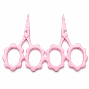 Ciseaux à broder de haute précision, outil de coupe de fil à pointe fine, lames tranchantes en acier inoxydable, pour droitiers, pour effiler et couper les cheveux courts - Product Image 1