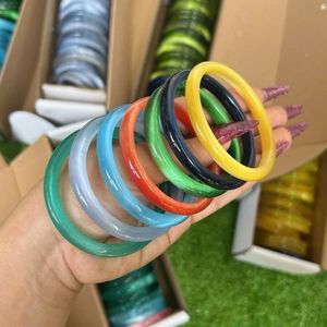 กำไลเรซิ่นสุดฮิต ทำมือ สร้อยข้อมือแฟชั่น เครื่องประดับสำหรับผู้หญิง ขายปลีก-ขายส่ง - Product Image 6
