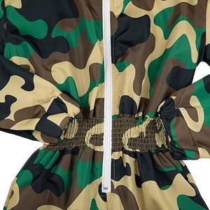 Veste coupe-vent pour femmes, sur mesure, OEM, sweat-shirt court, ensemble de sport pour la salle de sport - Product Image 3