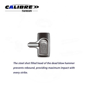 TAIWAN CALIBRE Nitrile Rubber <b>Dead</b> <b>Blow</b> <b>Hammer</b> with Non-Slip Grip - Product Image 2