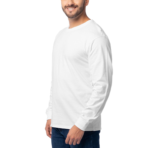 Camiseta de manga larga de diseño personalizado para verano, para hombre, corte regular, colores sólidos, camiseta lisa de alta calidad para hombre - Product Image 5
