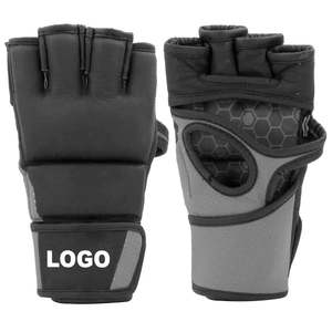 Guantes de MMA al por Mayor, Guantes de Entrenamiento y Sparring de Muay Thai y Kickboxing, Guantes de Entrenamiento de Grappling con Protección para el Pulgar - Product Image 1