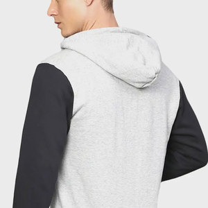 Sudaderas con capucha de algodón mezclado con cremallera para hombre, venta directa de fábrica, sudaderas de invierno con estampado personalizado, proveedor de la mejor calidad - Product Image 4