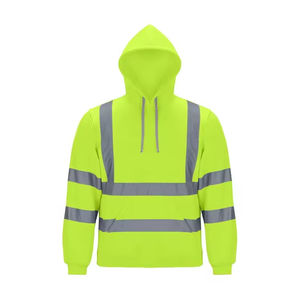 Sudadera con Capucha de Seguridad Reflectante LED de Alta Visibilidad para Hombre y Mujer, Personalizada, Industrial, OEM ODM, ANSI Clase 3, Impermeable, para Trabajo en Carretera - Product Image 4