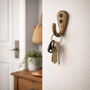 Premium Quality Wall Hook Towel Holder Stainless Steel Hooks for Bathroom Cloth Hanger Wall Hook <b>Door</b> Robe Hook for Decorate - Product Image 5