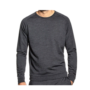 Sudadera para Hombre, Cuello Redondo, Color Verde Azulado Oscuro, Ecológica, Mezcla Suave de Poliéster/Algodón, Informal, para Otoño - Product Image 6