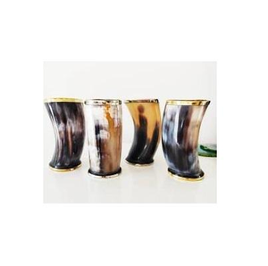 Couvre-tasses personnalisés en corne de buffle naturelle écologique de haute qualité, shorts personnalisés sculptés fabriqués en Inde, vente en gros MULTI CRAFT - Product Image 5
