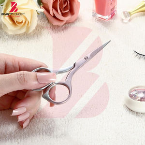 Ciseaux à cuticules de dernière conception avec grande boucle pour les doigts, coupe-ongles professionnel en acier inoxydable pour l'élimination des peaux mortes, pédicure - Product Image 5