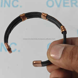 Pulsera Magnética de Cobre Ecológica Moderna para Meditación, Conexión Espiritual y Práctica de Yoga, Imán Único, Equilibrio Energético - Product Image 4