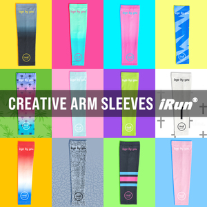 IRun Logotipo impreso personalizado Mangas de brazo de color sólido Mangas deportivas elásticas unisex para adultos para fútbol Golf <span class=keywords><strong>Voleibol</strong></span> - Product Image 4