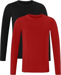 Chemise de compression à manches longues en polyester léger pour homme, vêtements de sport - Product Image 3