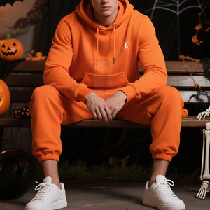 Prix de gros, survêtement pour homme de haute qualité, logo personnalisé, style pull-over, 100% coton respirant, hiver - Product Image 4