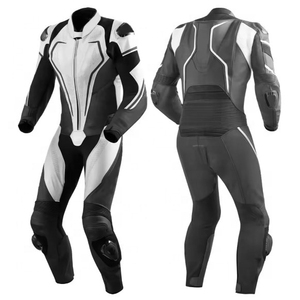 Traje de Motociclismo de Cuero de Alta Calidad, Transpirable, Impermeable y Resistente al Viento, Diseño Personalizado Impreso, para Todas las Estaciones - Product Image 4