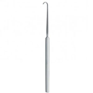 Gancho para nervios Adson Dura de 8 pulgadas, punta roma de 3 mm, ángulo de 90 grados, instrumento médico de acero inoxidable, gancho retractor Frazier Dura de SurgiRight - Product Image 6