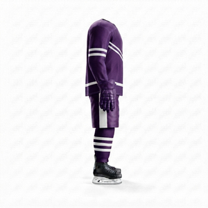 Uniforme de Hockey sobre Hielo Hecho con Material Atlético Elástico, Zonas de Hombro Flexibles, Paneles de Malla Transpirable, Extremos de Mangas Duraderos - Product Image 3