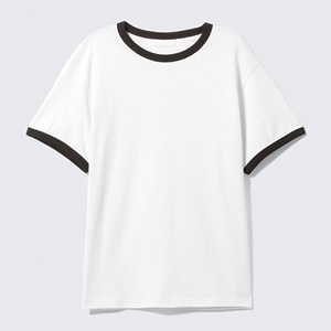 T-shirts Ringer Homme Grande Taille Personnalisables en Coton Tricoté 100% Séchage Rapide Services ODM & OEM T-shirt Ringer Homme 1 - Product Image 2