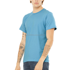 T-shirt pour homme en coton 100% uni, coupe ajustée, personnalisable, broderie, impression, t-shirt personnalisé pour homme - Product Image 5