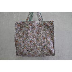 Sac fourre-tout en coton à imprimé floral bohème pour femmes, sac de shopping réutilisable, sac à bandoulière écologique pour les voyages, sac décontracté pour tous les jours - Product Image 1