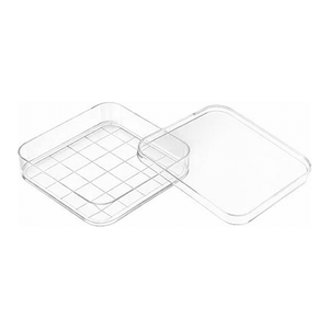 Placa de Petri Cuadrada de Plástico de 100 mm con Marcas Graduadas para Cultivo Celular e Investigación Microbiológica - Product Image 2