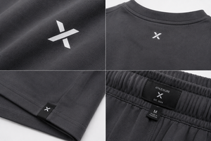 X Sports City Men Matching <b>T</b>-<b>Shirt</b> & Shorts Set Streetwear & Athleisure Sets Causal 100% Cotton OEM/ODM Multiple Color Options - Product Image 4