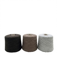 Fil à tricoter 100% pur en laine de yak de Mongolie MONECO |   Fil de laine naturelle non teinte, écologique, de luxe, filé à la main, 22/2, 26000m