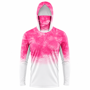 Outdoor Performance Fishing <b>Shirt</b> With <b>Hood</b> Custom Logo Private Label Clothing Supplier - Product Image 1