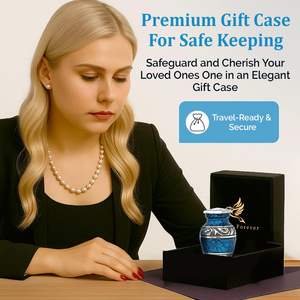 Mini urne commémorative gravée, petite urne commémorative, urne funéraire, urne souvenir, récipient pour cendres, urne décorative - Product Image 4