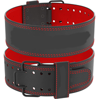 Ceinture de musculation Samroz Sports 7 mm - Ceinture de musculation à ardillons pour squats, soulevé de terre et développé couché - Ceinture de musculation en cuir