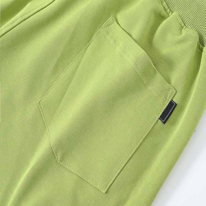 Shorts de sport d'été vintage respirants et écologiques pour hommes, taille haute avec cordon de serrage, 100 % coton - Product Image 6