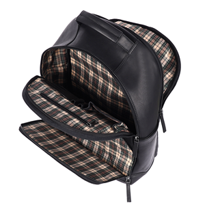 Excellent Quality Stylish Leather <b>Laptop</b> <b>Backpack</b> for Men Modern Office Bag with USB Charging Port Available For Sale - Product Image 3