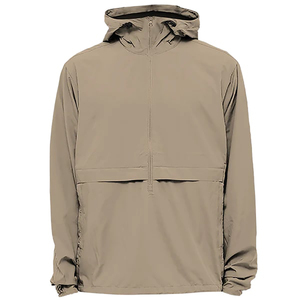Casual Outerwear Finished Men'<b>s</b> Winter Eco-Friendly 100% Cotton Retro Work Quarter Zip Multi Pocket Hooded Sweatshirt <b>Jacket</b> - Product Image 3