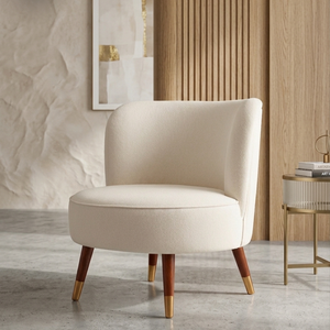 Sofá Individual Orion de Madera Moderna - Diseño Tapizado para Apartamento, Hotel, Villa y Uso en Entrada, Cómodo - Product Image 3