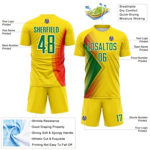 Conjunto de Uniforme de Fútbol Premium, Equipación de Fútbol Personalizada, Jersey y Pantalones Cortos Transpirables de Secado Rápido para Equipos, Entrenamiento y Partidos - Product Image 5