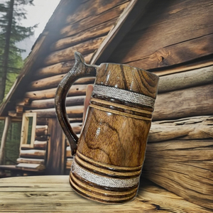 แก้วเบียร์ไม้ดีไซน์รูปปลาคราฟทำจากไม้จากอินเดียสำหรับงานปาร์ตี้สินค้าขายดี - Product Image 1