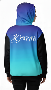 Sweat à capuche unisexe oversize moderne en molleton de coton brodé, écologique, avec impression par sublimation de haute qualité pour la mode urbaine hivernale - Product Image 3