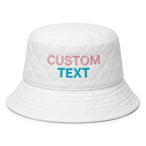 Sombrero de Pescador Acolchado Personalizado Injae, Costuras Texturizadas, Ala Ancha, Logotipo Bordado, Mezcla de Algodón, Marca Privada OEM, Casual, para Exteriores - Product Image 1