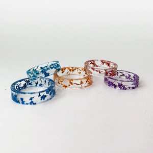 Bague en corne style animal populaire, bijoux fins, étanche, peinte à la main, toucher réel, art et objet de collection, personnalisable - Product Image 6