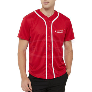 Chemises de baseball pour hommes à prix avantageux, légères, respirantes, 100% polyester, imperméables, séchage rapide, design tendance, meilleures ventes - Product Image 2