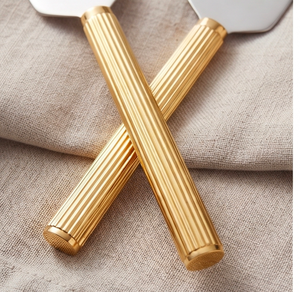 Stainless Steel <b>Cheese</b> <b>Knife</b> <b>Set</b> With Gold Handles Elegant Design Durable Kitchen Tools for Serving <b>Cheese</b> Use And Hotel Use - Product Image 2